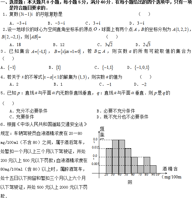 高考理科数学模拟题及答案.png