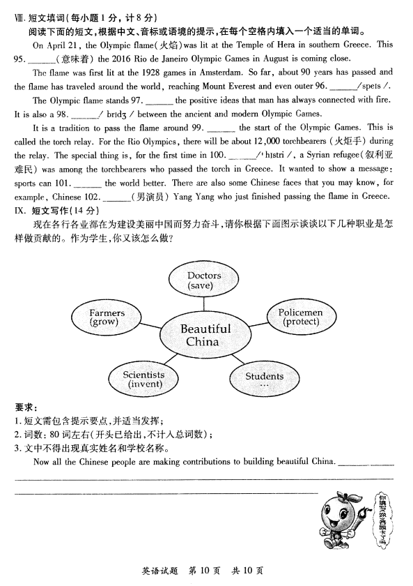 2016����Ӣ���п�����