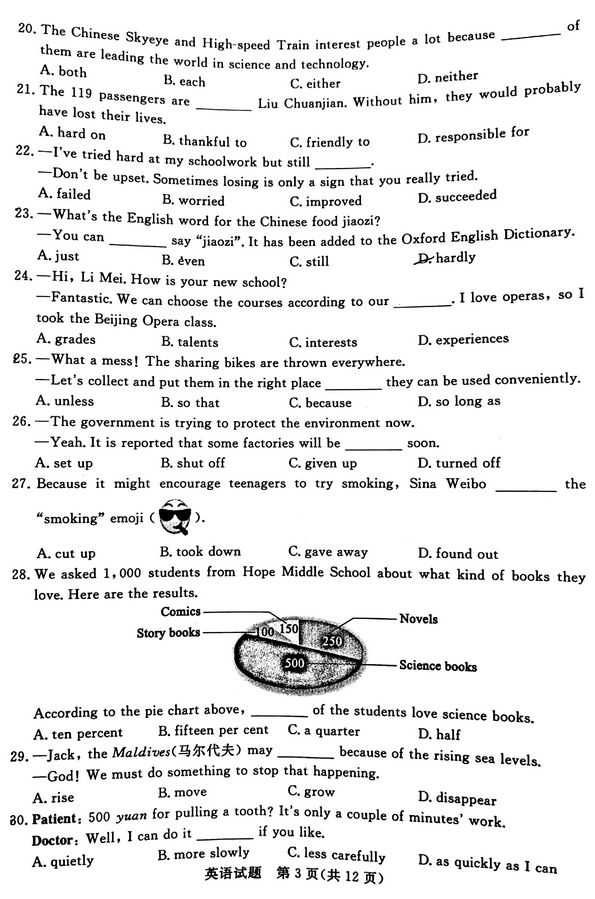 2018�궫Ӫ�п�Ӣ������